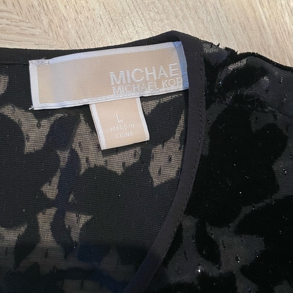 MICHAEL Michael Kors Velvet Shimmer Long sleeve top - Picture 3 of 4